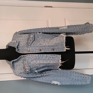 Women's Studd Jean Jacket